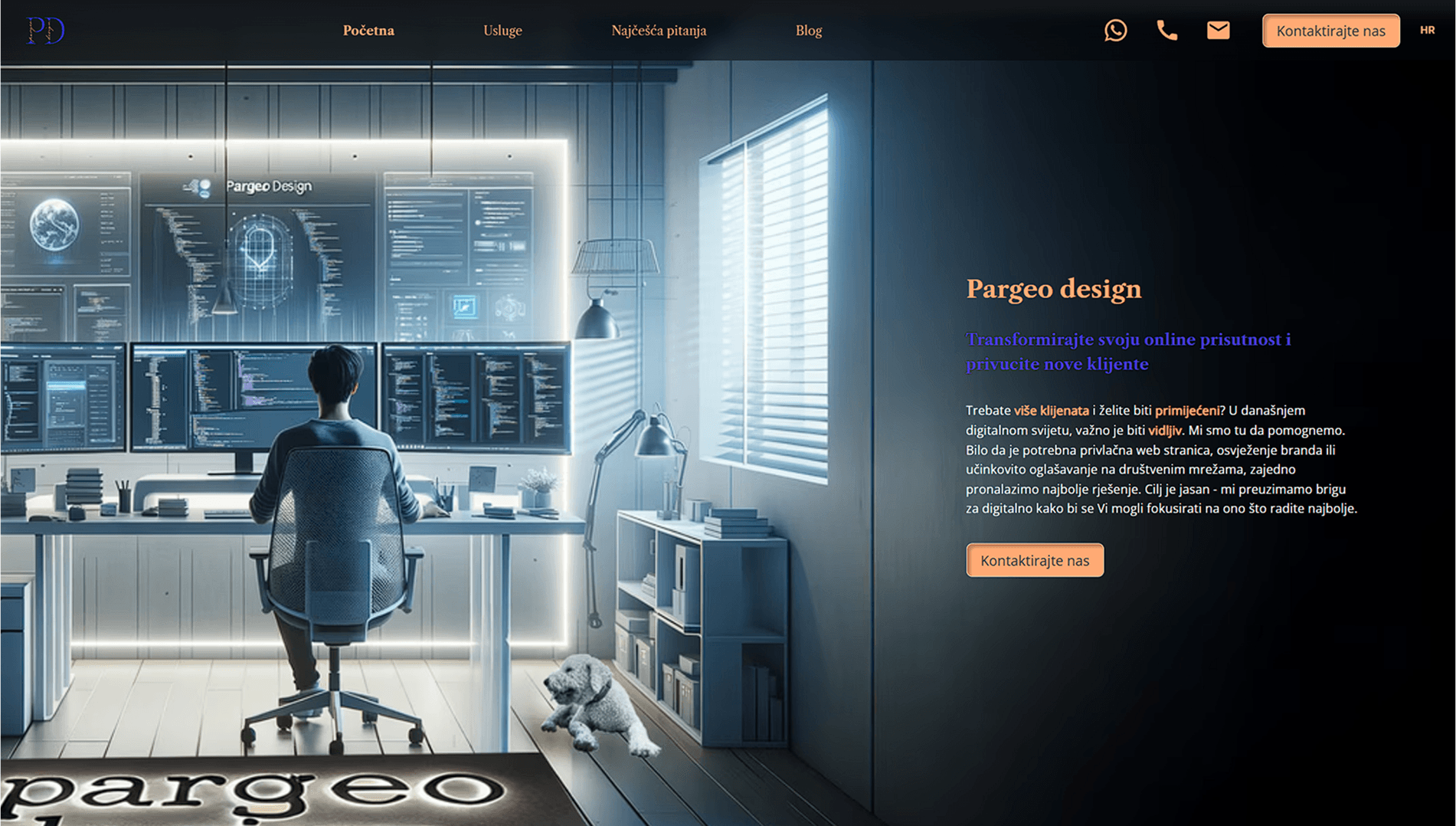 My web agency site
