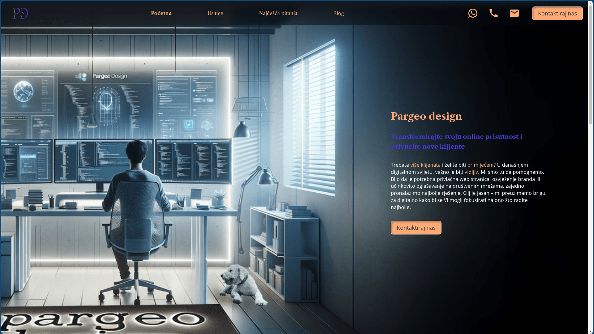 My web agency site
