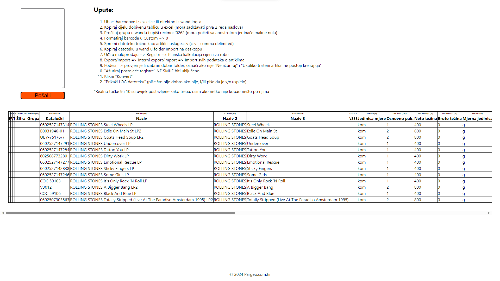 Discogs album fetcher